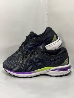 Asics GT-2000 8 Women's US Size 7 Black/Purple/Green 1012A591 Running Shoes